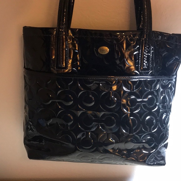 Black Coach Purse - Picture 1 of 6